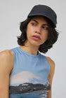 Muhlbauer Base Linen Cap in Anthracite