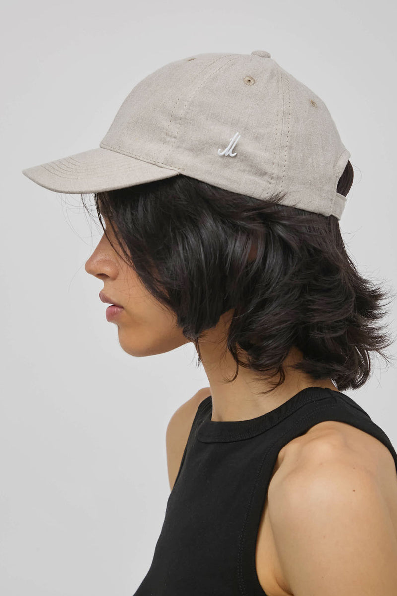 Muhlbauer Base Linen Cap in Natural