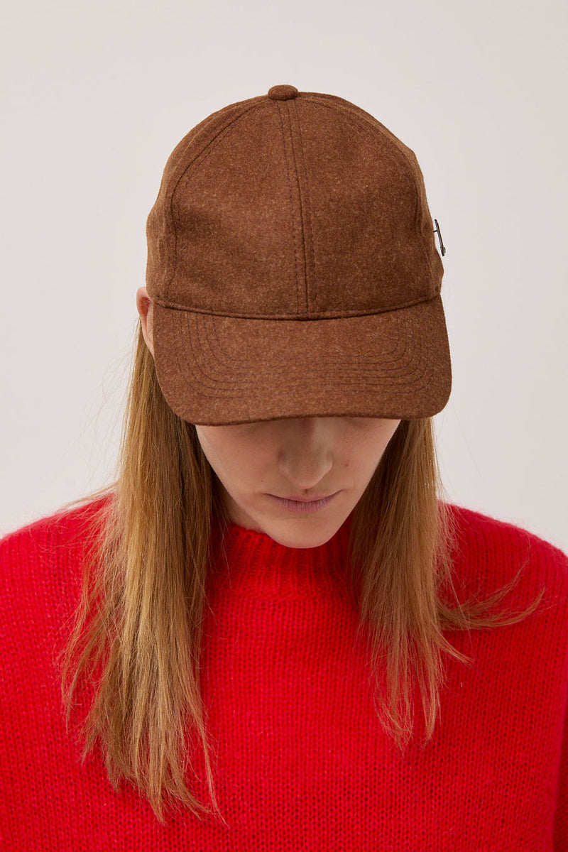 Muhlbauer Base Wool Cap in Chestnut