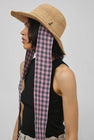 Muhlbauer Duke Alessio Hat in Natural with Check Rose
