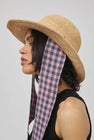 Muhlbauer Duke Alessio Hat in Natural with Check Rose