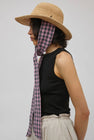 Muhlbauer Duke Alessio Hat in Natural with Check Rose