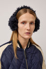 Muhlbauer Janis Fake Goat Ear Muffs in Navy