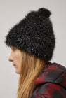 Muhlbauer Michael Glitter Beanie in Black and Navy