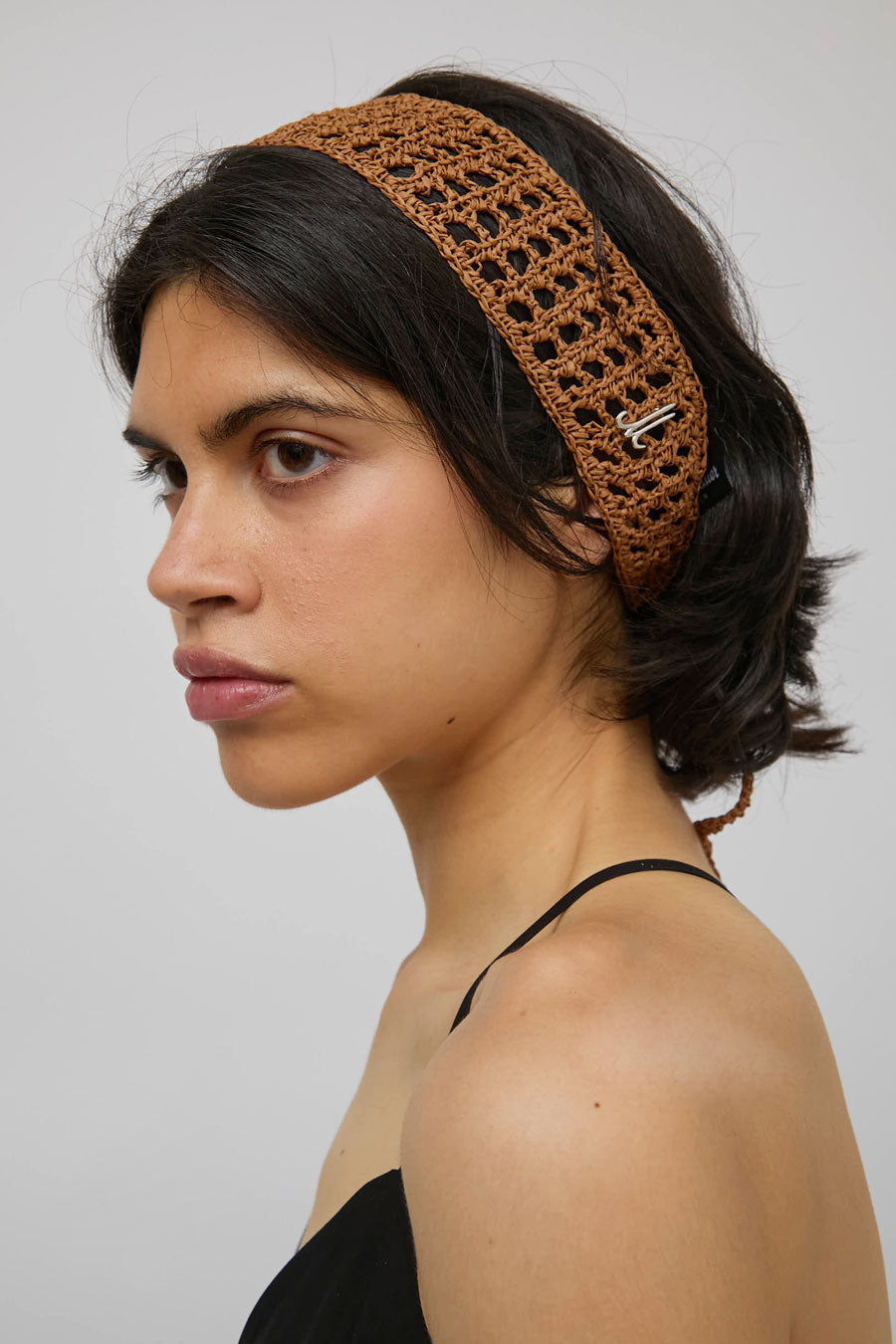 Muhlbauer Pearl Hair Band in Brown