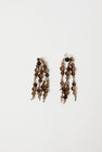 Mussels and Musclels Glyzinia Earrings Short in Smoky Quartz
