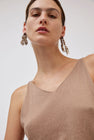 Mussels and Musclels Glyzinia Earrings Short in Smoky Quartz