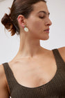 Mussels and Muscles Pebbles Earrings in Jade and Dalmatian