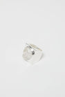 NOMIA Carved Shell Ring in Crystal