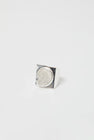 NOMIA Carved Shell Ring in Crystal