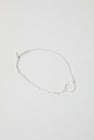 NOMIA Crystal Shell Necklace in Silver and Crystal