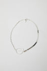 NOMIA Crystal Shell Necklace in Silver and Crystal