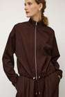 NOMIA Double Zip Top in Carob