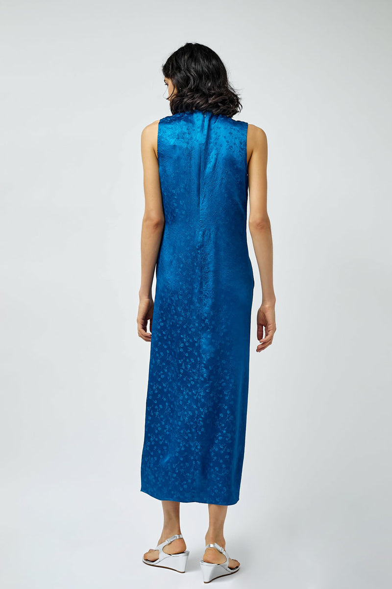 NOMIA Gathered Front Dress in Deep Sea