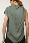 NOMIA Twist Shoulder Top in Dusk