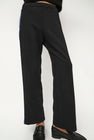 NOMIA Woven Stripe Track Pant in Black