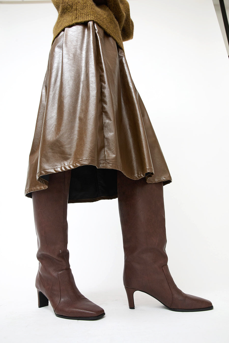 NOMIA Gemo Knee High Boot in Caffe