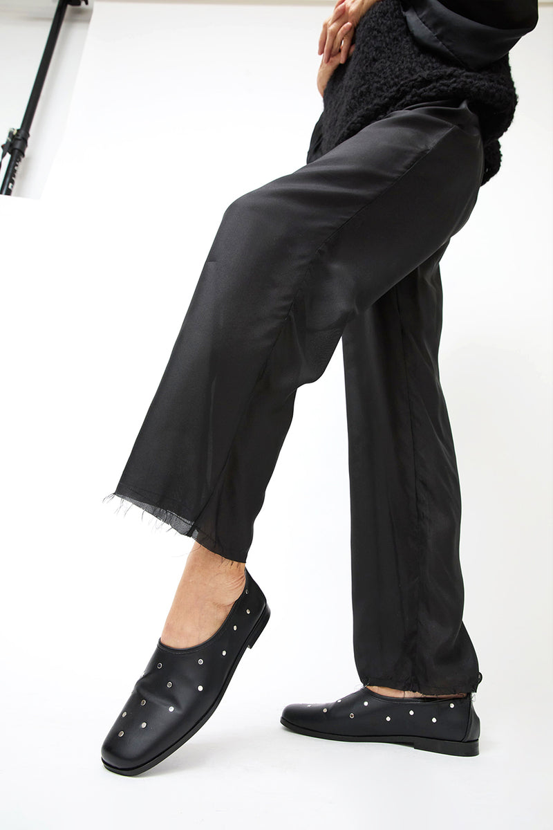 NOMIA Luca Mocassin in Black and Silver