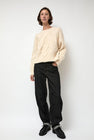 NYMANE Rita Cable Sweater in Ivory