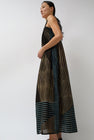 NYMANE Agnes Dress in Iron Dye Moon Sun Print