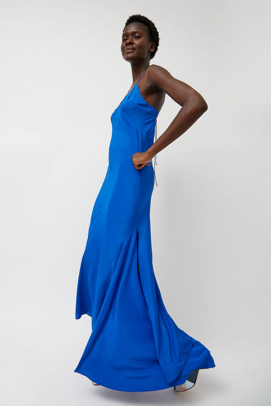 No.6 Store Naya Rea Liviana Dress in Cobalt Blue Cobalt UK 12