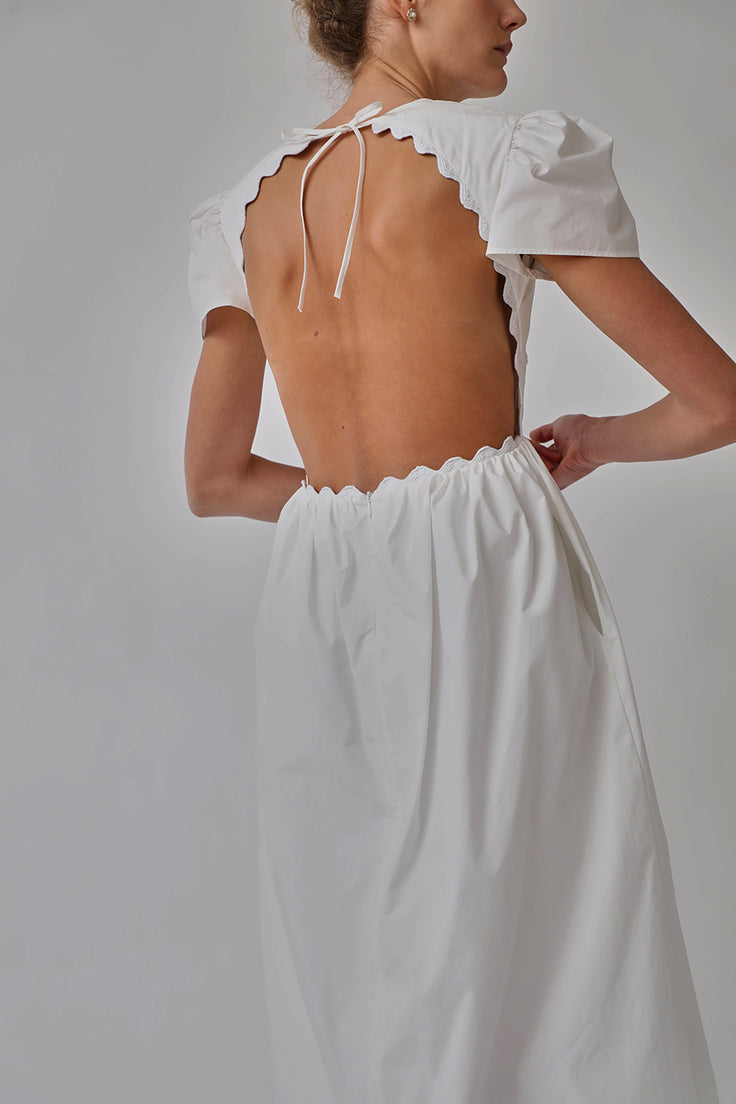 Naya Rea Simona Dress in White