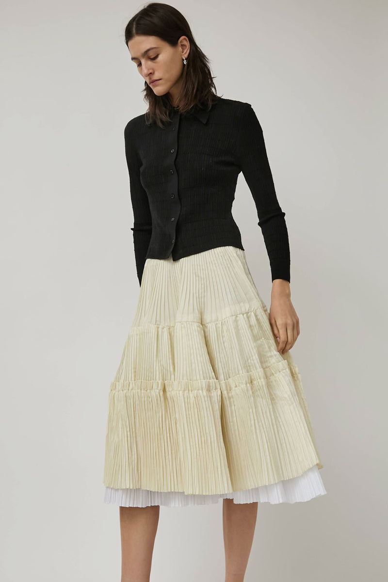 Nikki Chasin Knit Ruta Buttondown in Black