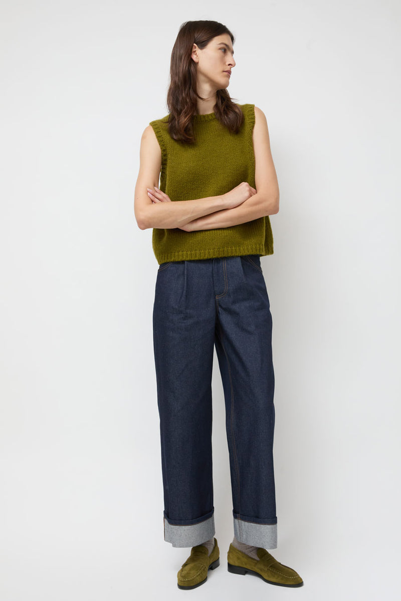 Nikki Chasin Sabine Vest in Chartreuse