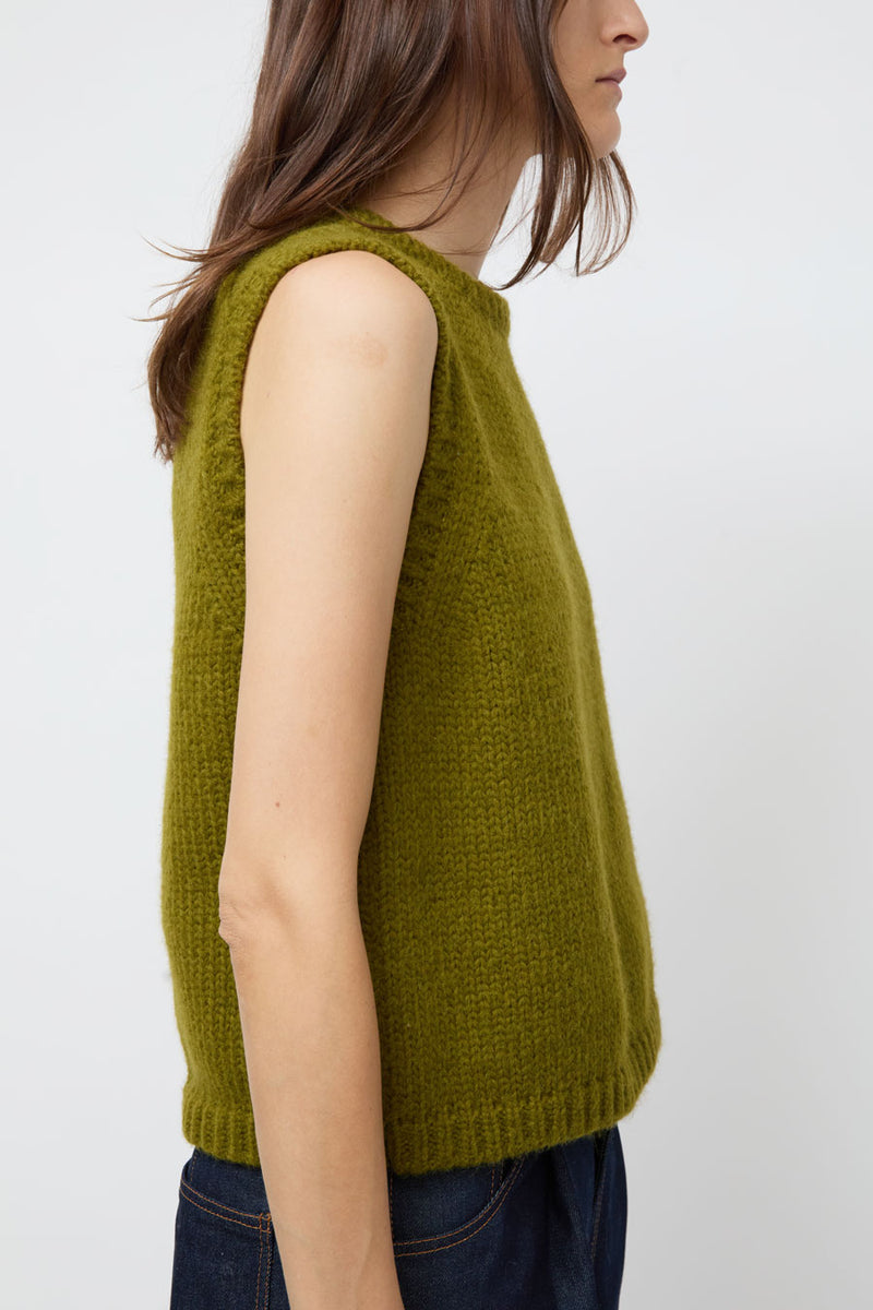 Nikki Chasin Sabine Vest in Chartreuse