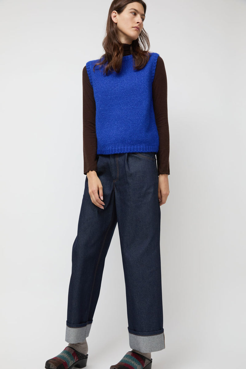 Nikki Chasin Sabine Vest in Cobalt