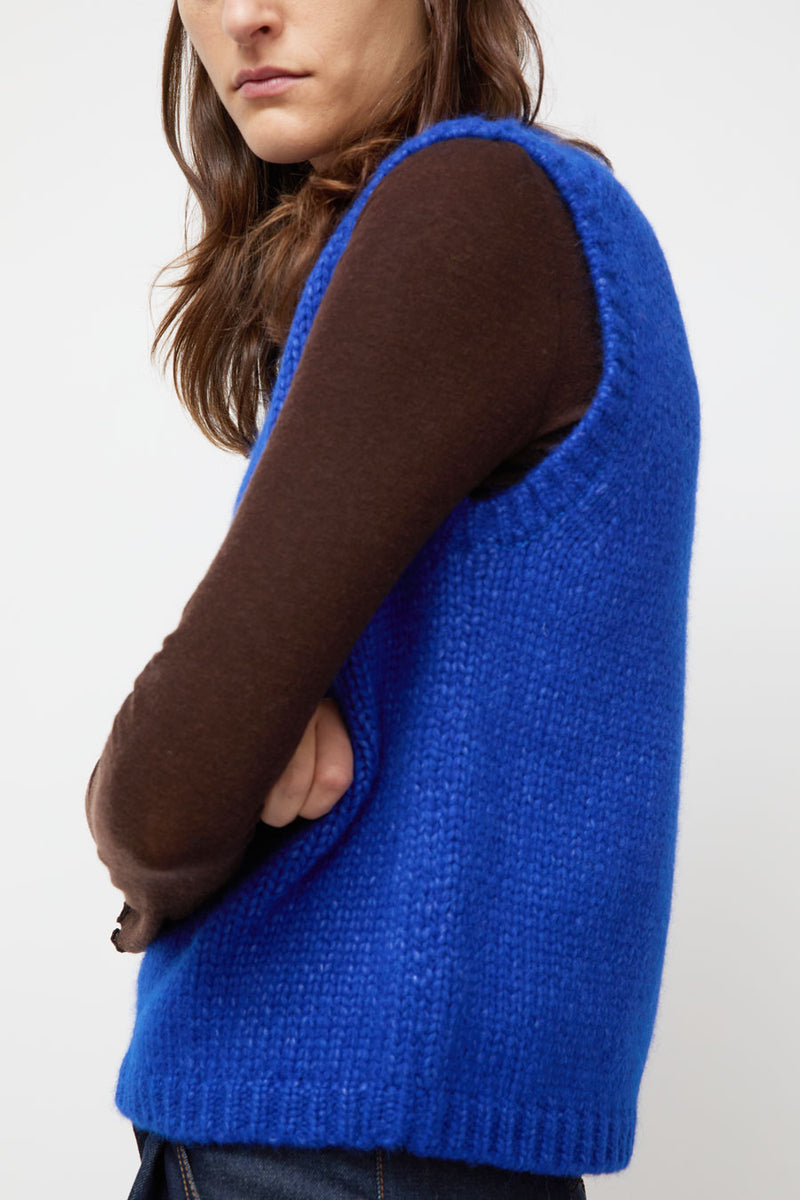 Nikki Chasin Sabine Vest in Cobalt