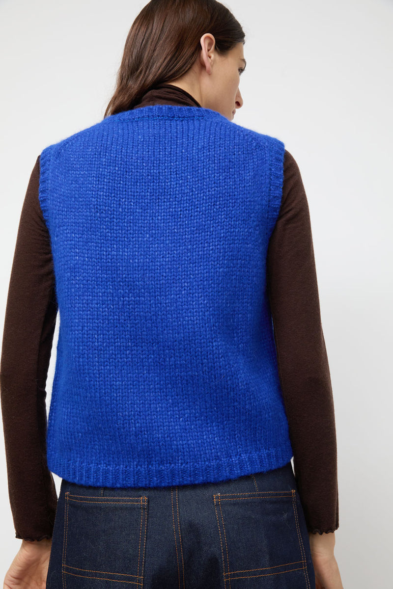Nikki Chasin Sabine Vest in Cobalt