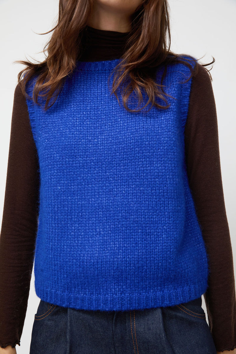 Nikki Chasin Sabine Vest in Cobalt
