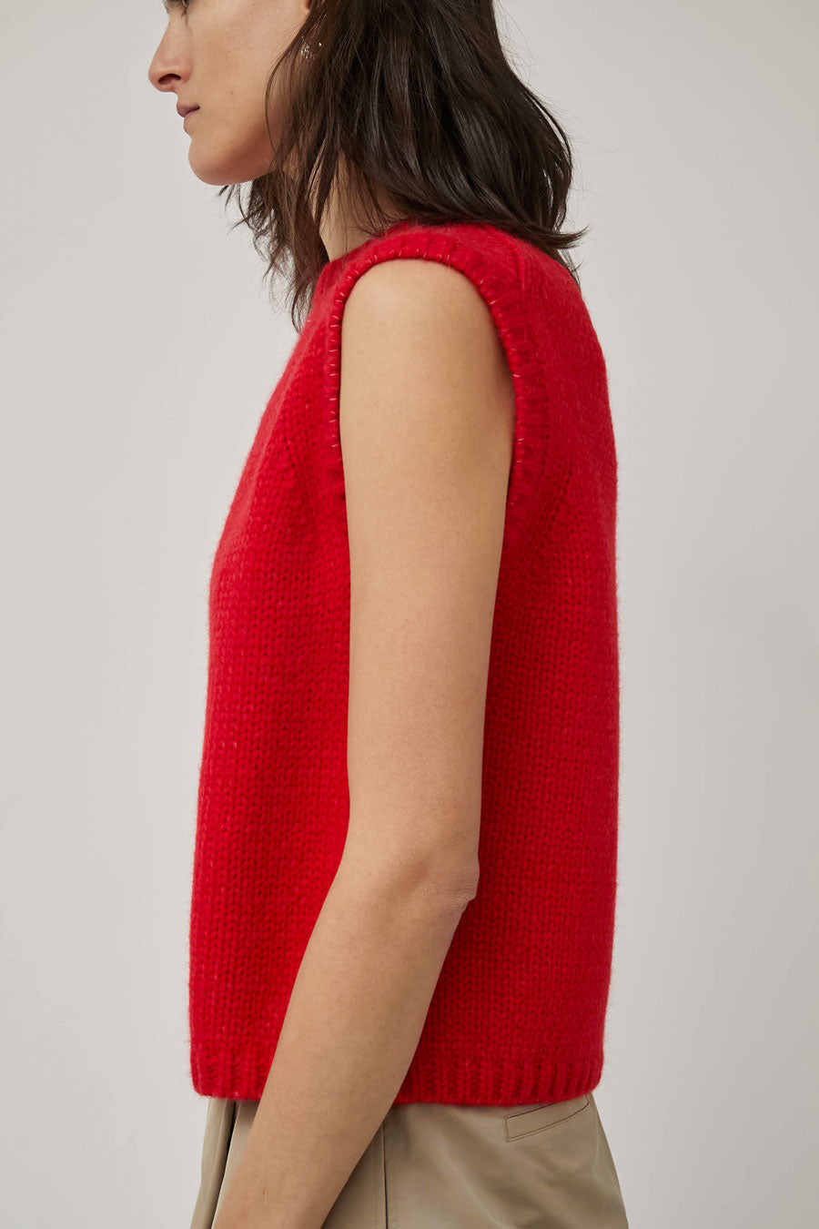 Nikki Chasin Sabine Vest in Habanero