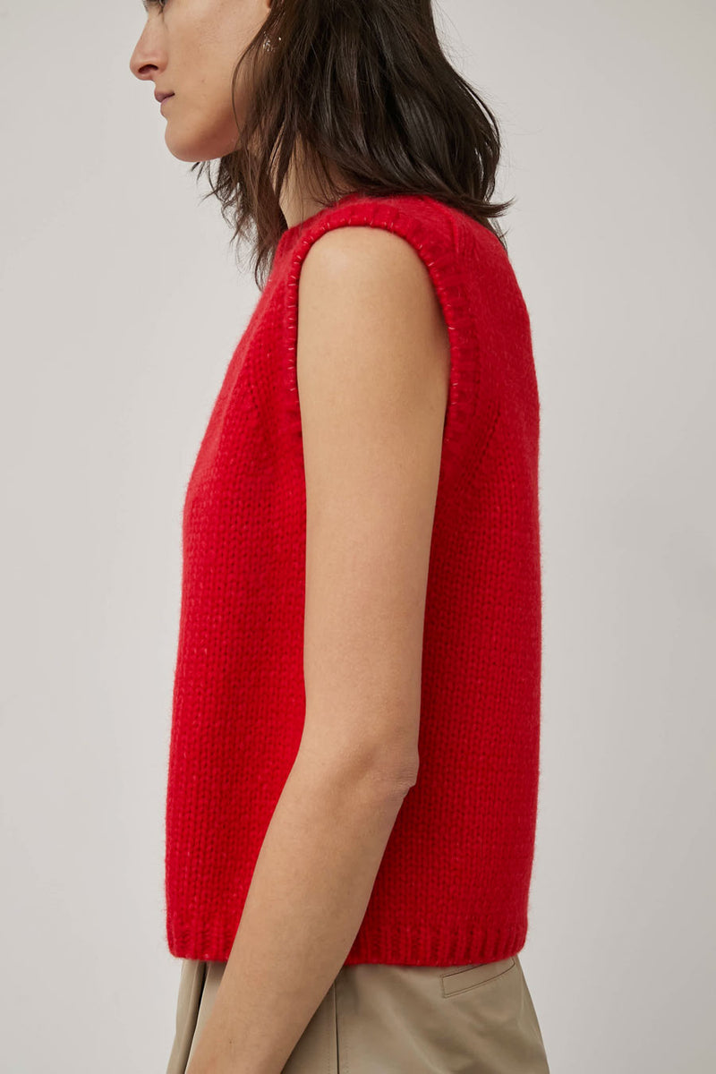 Nikki Chasin Sabine Vest in Habanero