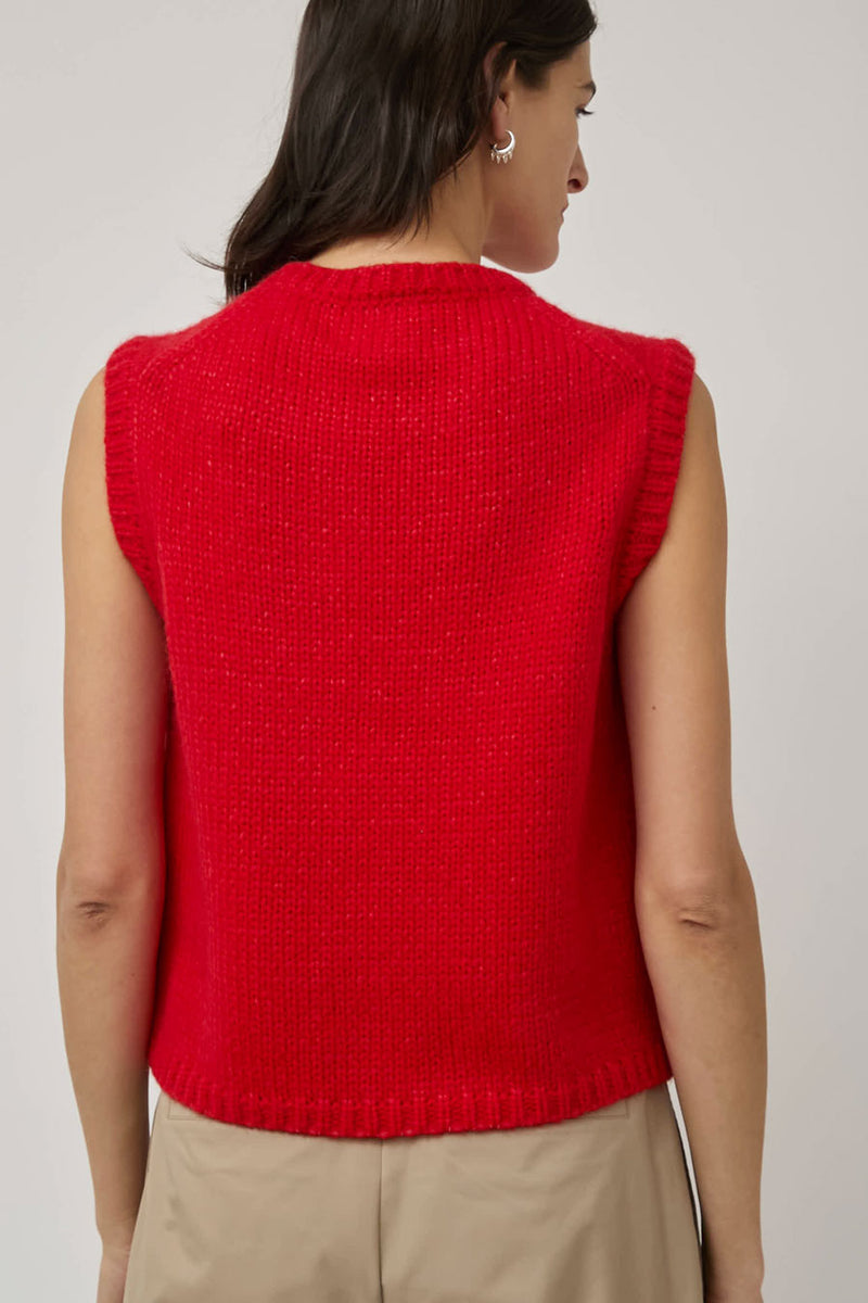 Nikki Chasin Sabine Vest in Habanero