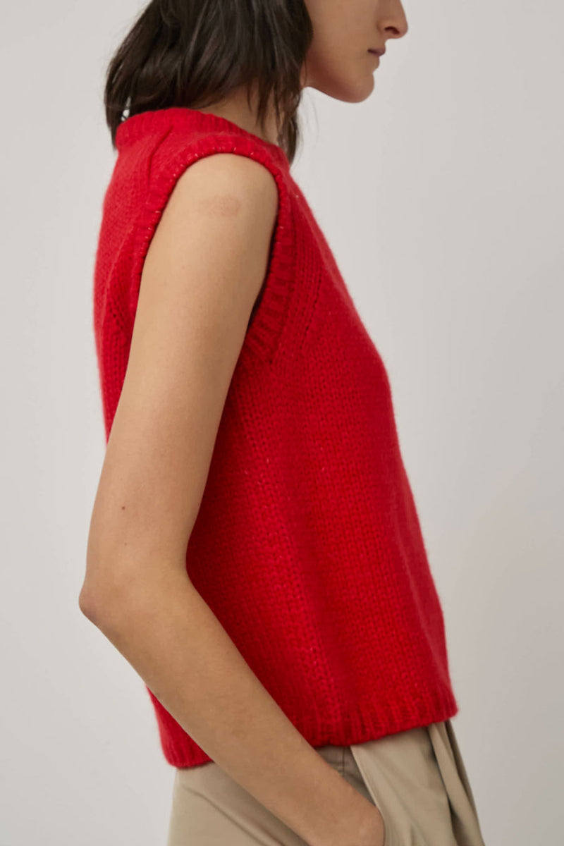 Nikki Chasin Sabine Vest in Habanero