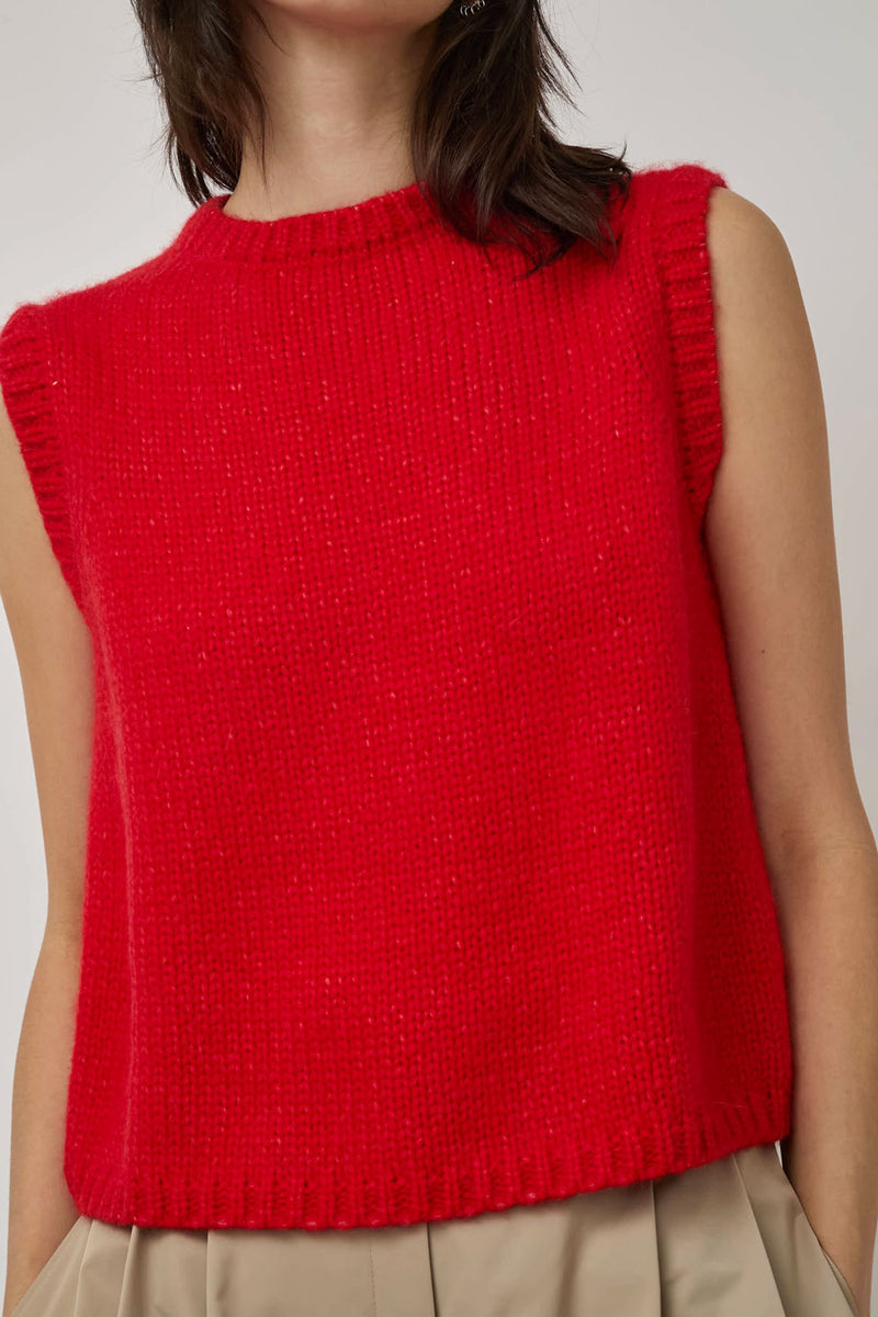 Nikki Chasin Sabine Vest in Habanero