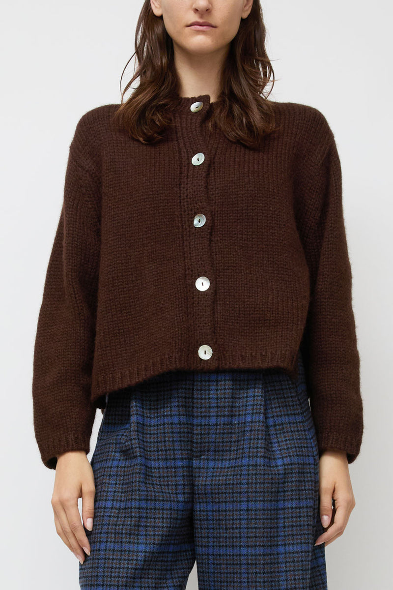 Nikki Chasin Sheba Cardigan in Chocolate
