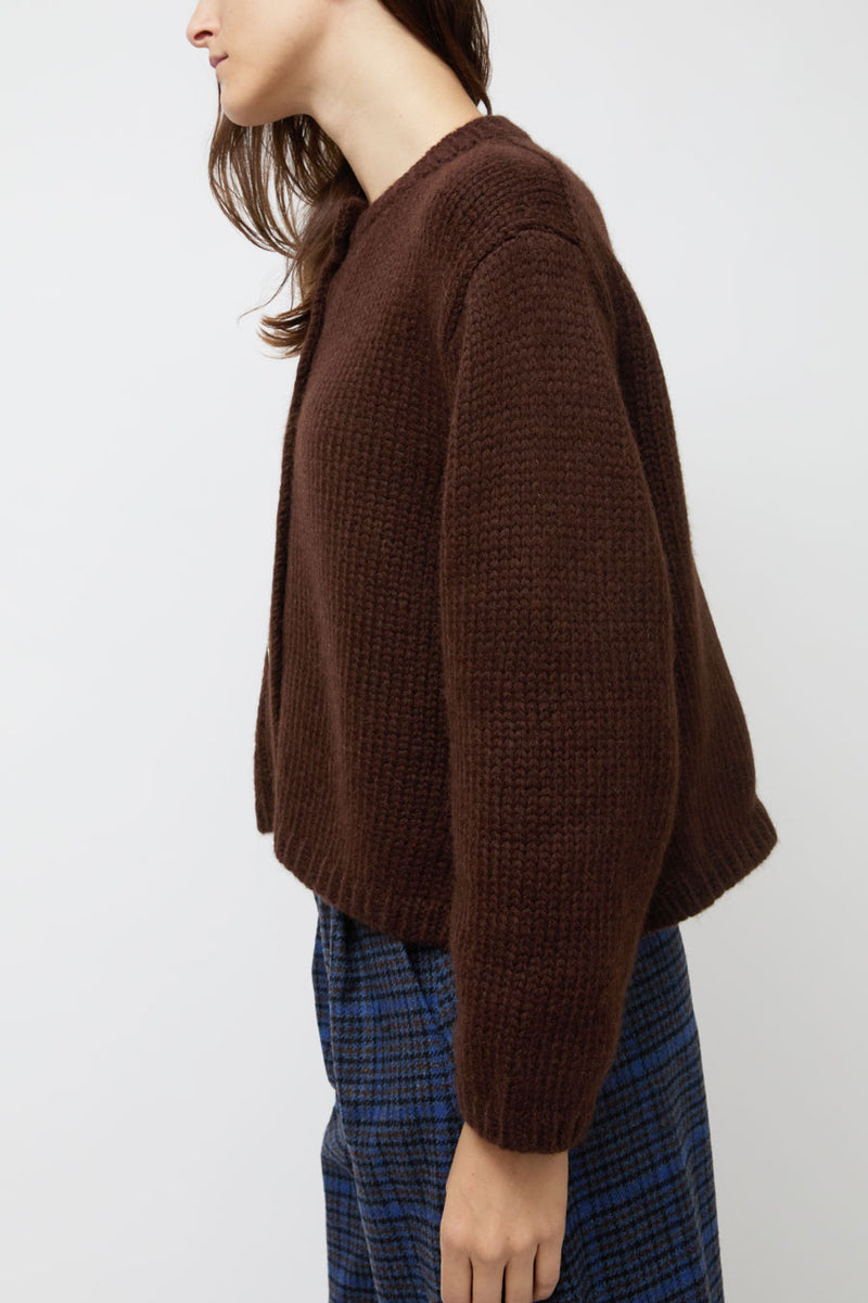 Nikki Chasin Sheba Cardigan in Chocolate