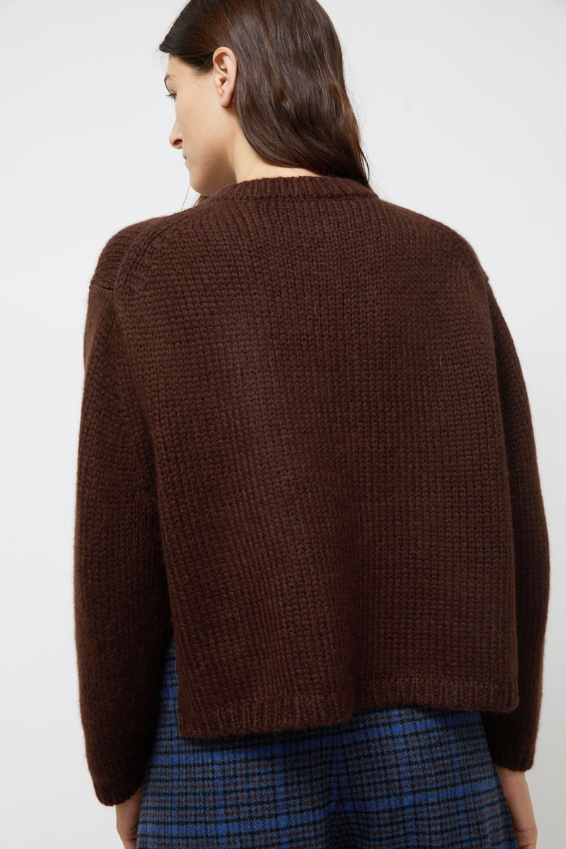 Nikki Chasin Sheba Cardigan in Chocolate