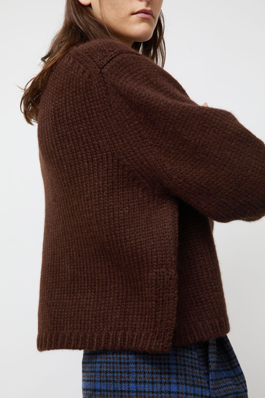 Nikki Chasin Sheba Cardigan in Chocolate