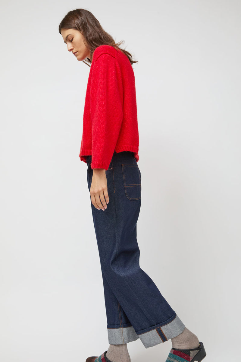 Nikki Chasin Sheba Cardigan in Habanero