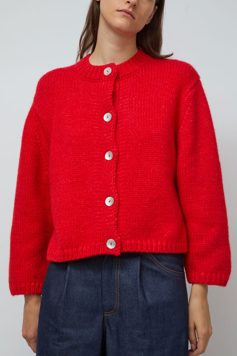 Nikki Chasin Sheba Cardigan in Habanero