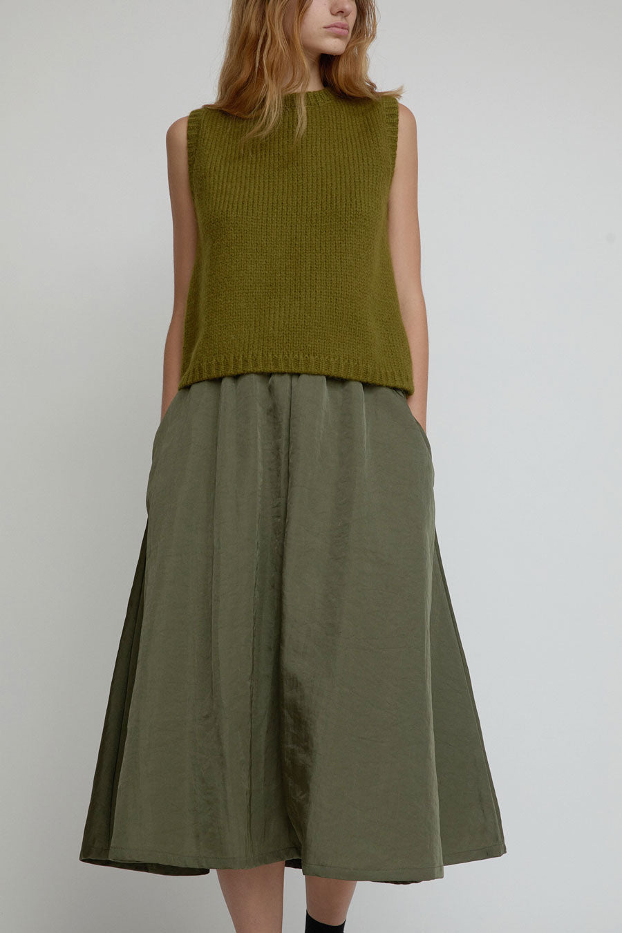 Nikki Chasin Play Skirt in Artichoke