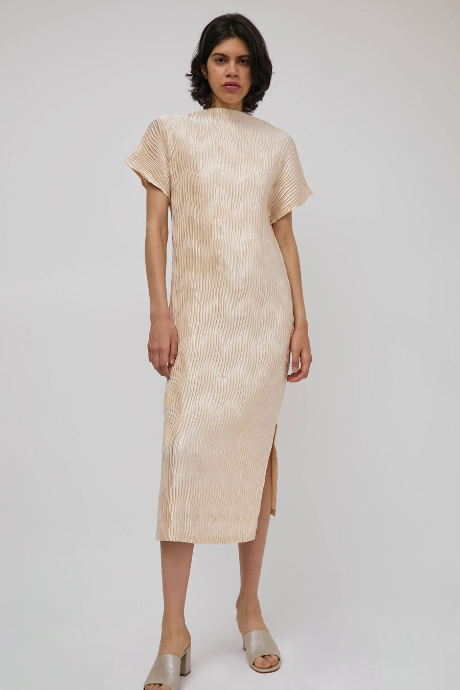 Nin Studio Orb Dress in Beige
