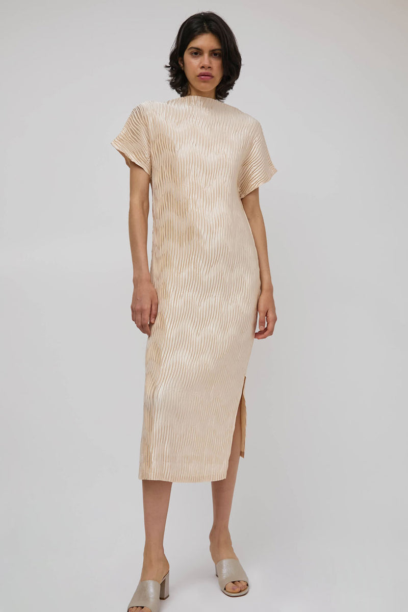Nin Studio Orb Dress in Beige