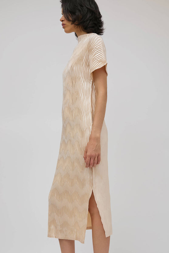 Nin Studio Orb Dress in Beige