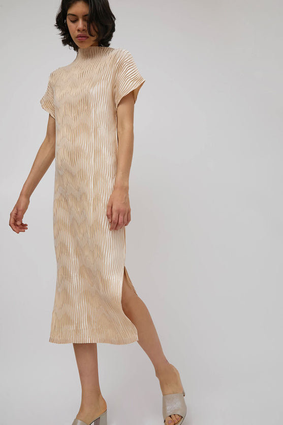 Nin Studio Orb Dress in Beige