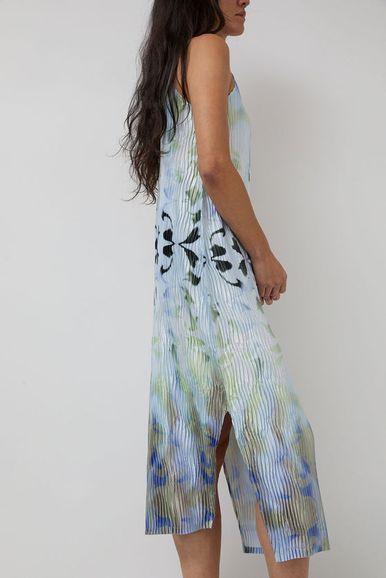 Nin Studio Wave Tank Dress in Dragon Smoke